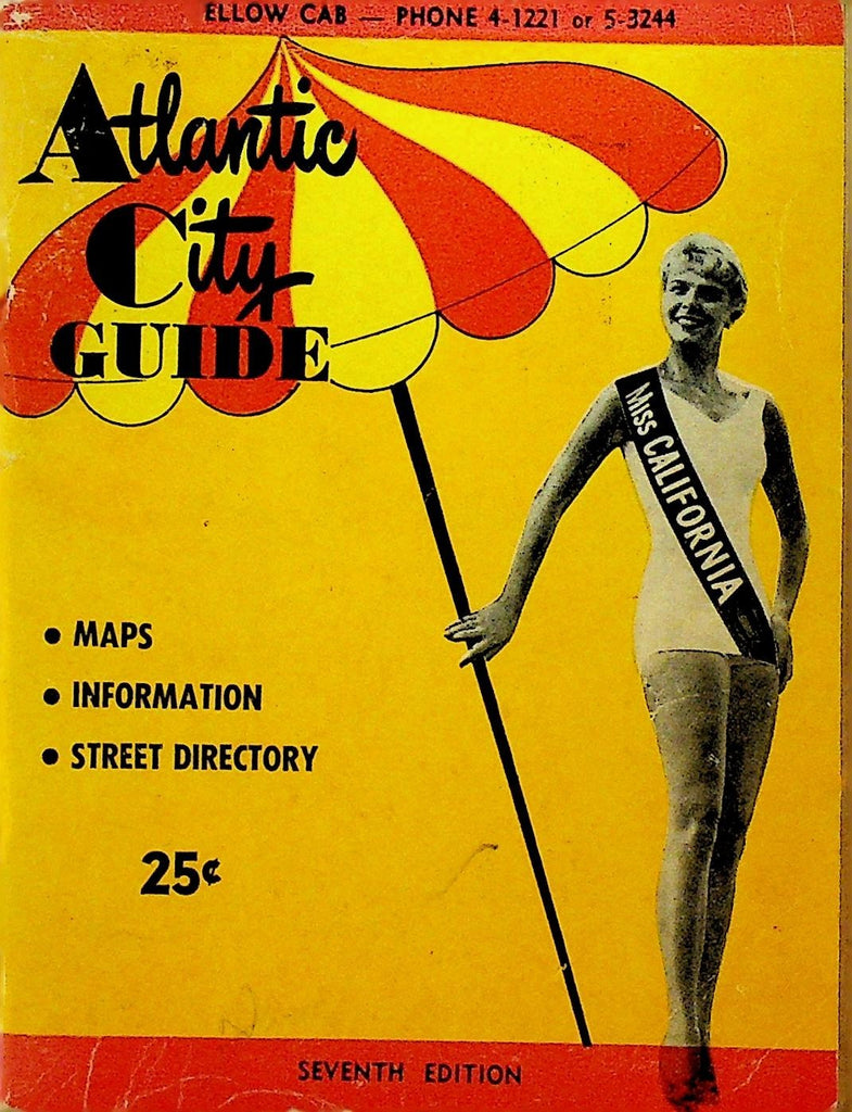 Atlantic City Guide 1960 NJ Maps Information Street Directory0