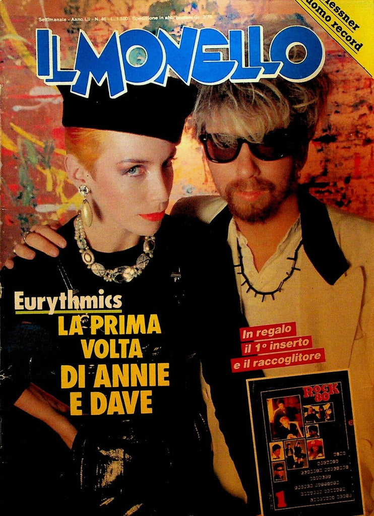 Il Monello Magazine November 14 1986 Eurythmics Christopher Lambert The Bangles