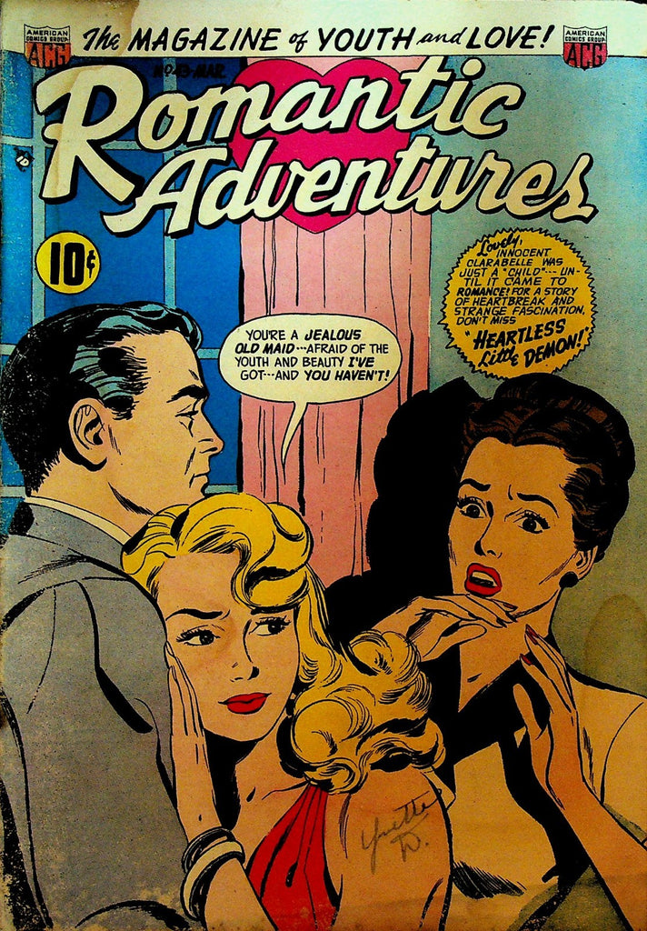 Romantic Adventures 43 ACG Comics 1954 Golden Age Romance Comic0