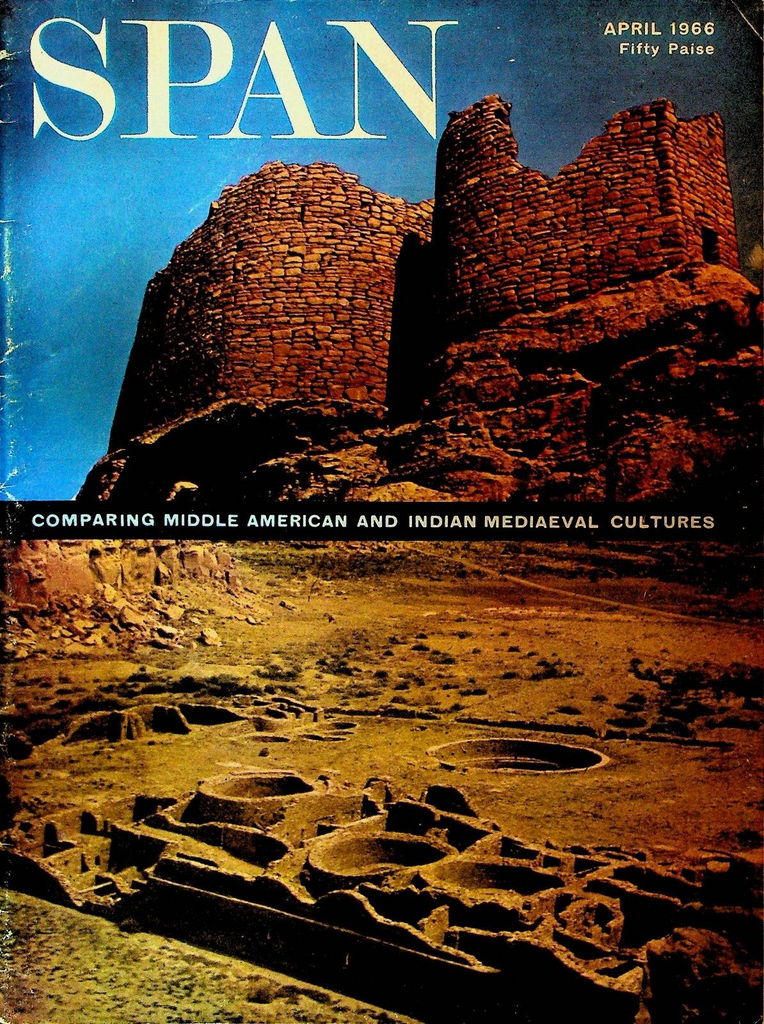 Span Magazine April 1966 Atomic Energy India Burk Uzzle Theatre Plays