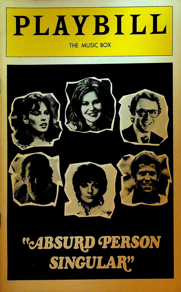 Absurd Person Singular Playbill 1975 Geraldine Page Fritz Weaver Tony Roberts0