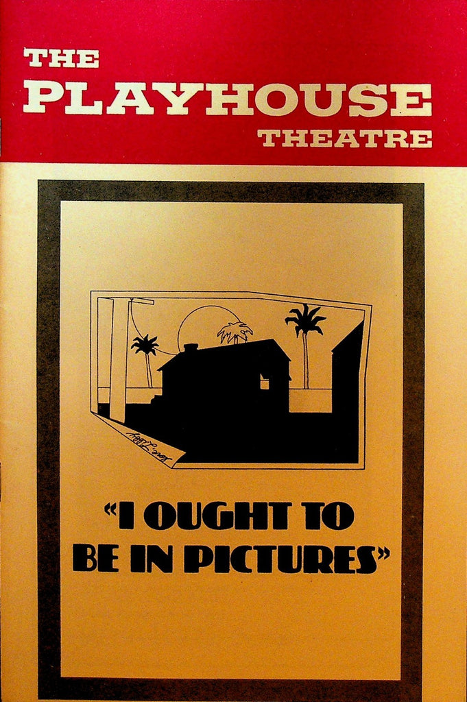 I Ought to Be in Pictures Playbill January 1981 Bill Macy Patricia Harty0