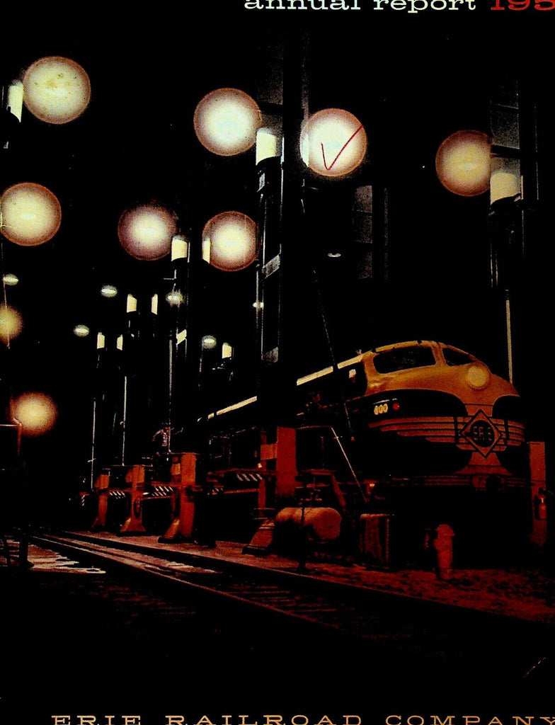 Erie Railroad Annual Report 1956 Trains