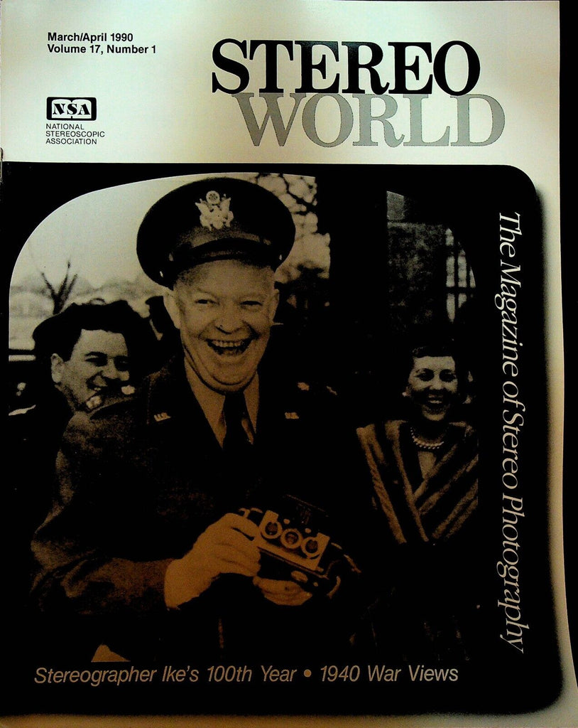 Stereo World Magazine of Photography March 1990 Dwight Eisenhower WWII