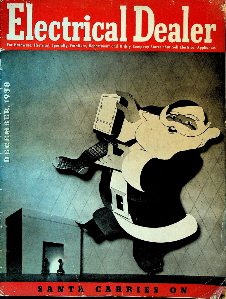 Electrical Dealer Magazine December 1938 Santa Claus0