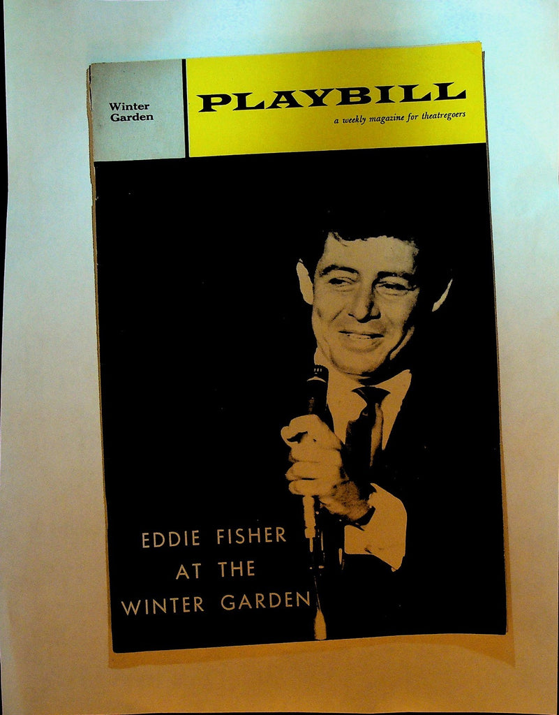 Eddie Fisher at the Winter Garden Playbill October 15 1962 Dick Gregory0
