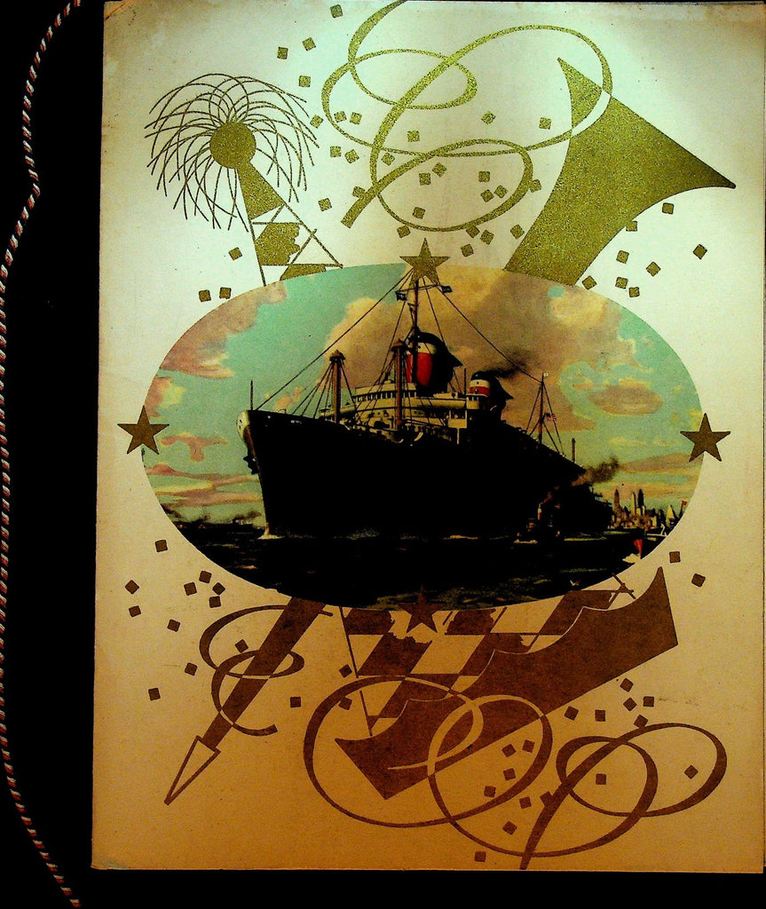SS America Captain's Dinner Menu United States Line June 14 19600