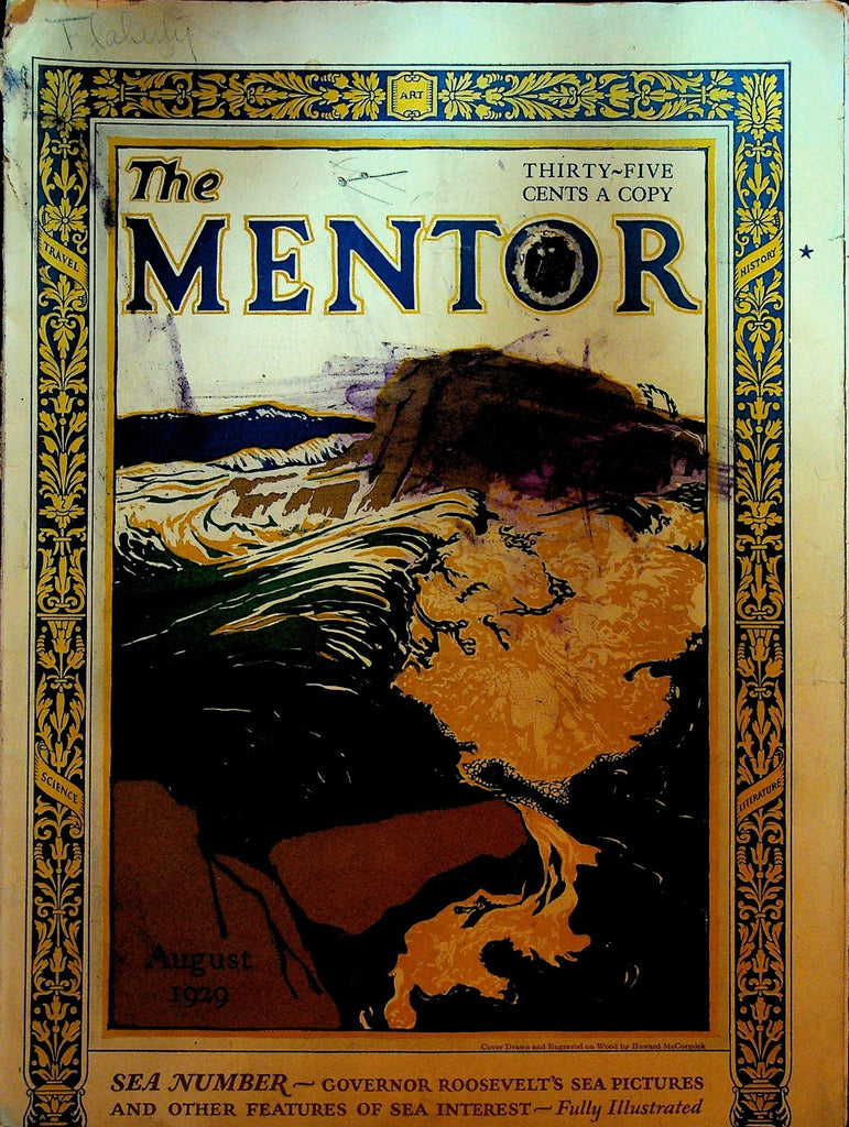 The Mentor Magazine August 1929 Gari Melchers Ship Models Edward Lloyd0