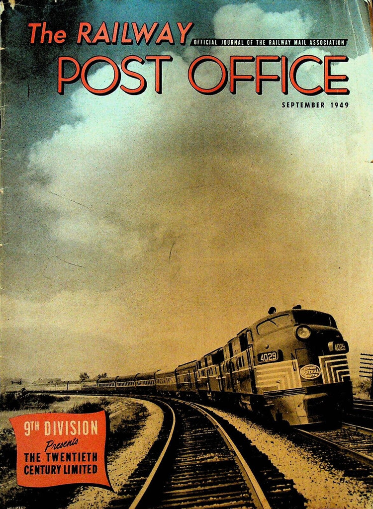 Railway Post Office Magazine September 1949 The Twentieth Century Limited