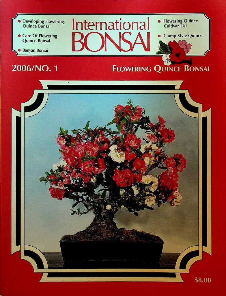 International Bonsai Magazine 2006 #1 Flowering Quince Bonsai Takeyama Bonsai0