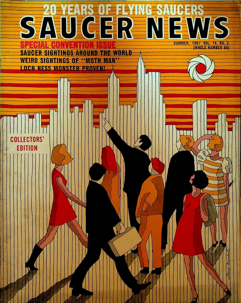 Saucer News Summer 1967 Loch Ness Monster UFOs Flying Saucer Convention0