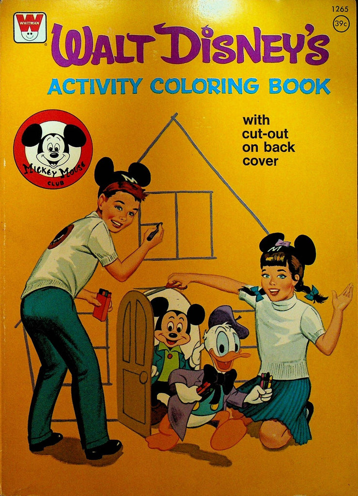 Walt Disney Activity Coloring Book 1970s0