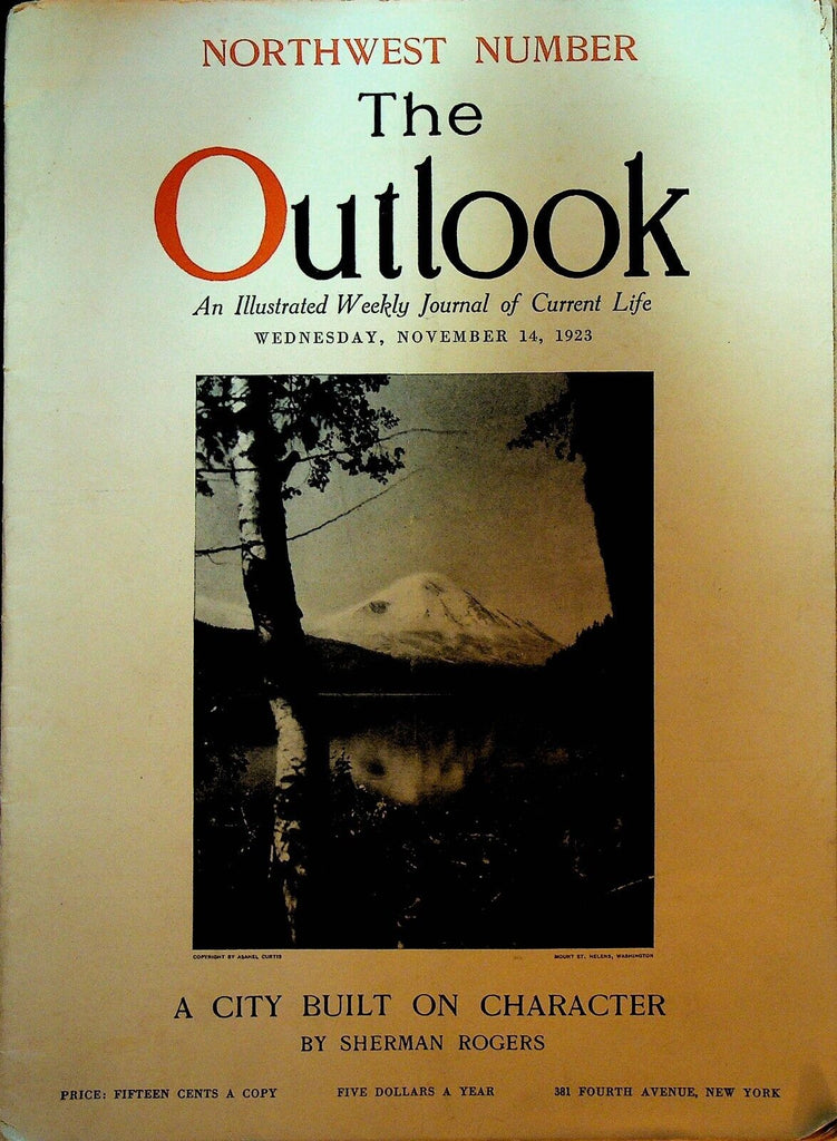 Outlook Magazine November 14 1923 FB Kellogg Lloyd George