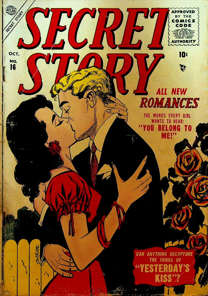 Secret Story 16 Atlas Comics 1955 Silver Age Romance Comic0