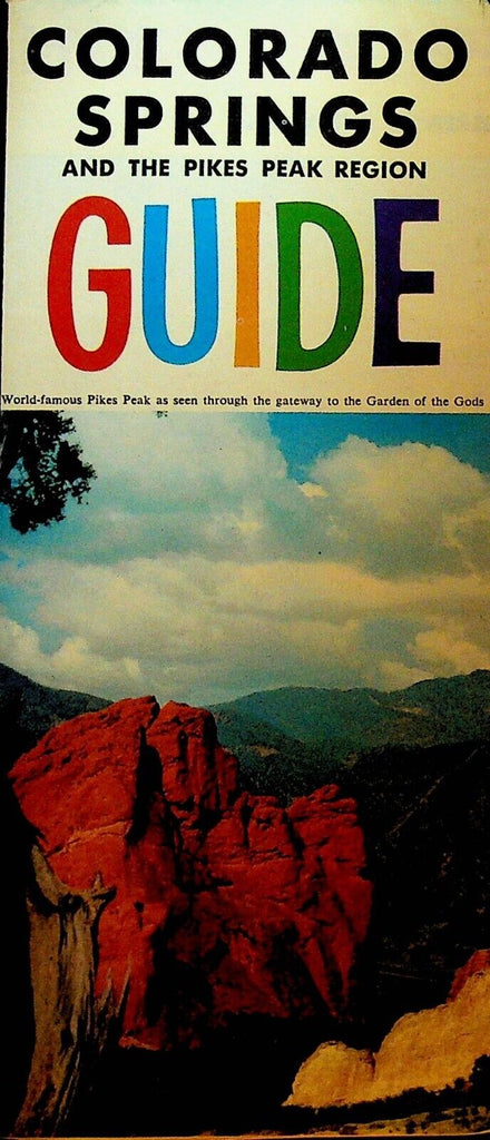 Colorado Springs & Pike Peak Region Guide 1960s Air Force Academy