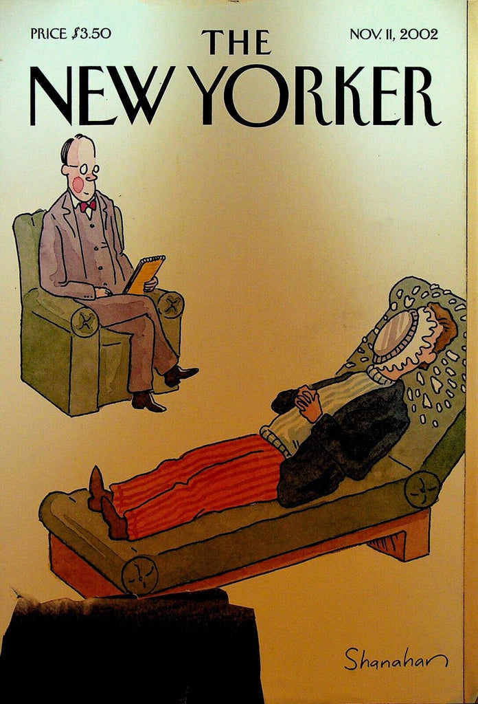 New Yorker November 11 2002 Jack Ziegler Woody Allen Steve Spurrier CK Williams