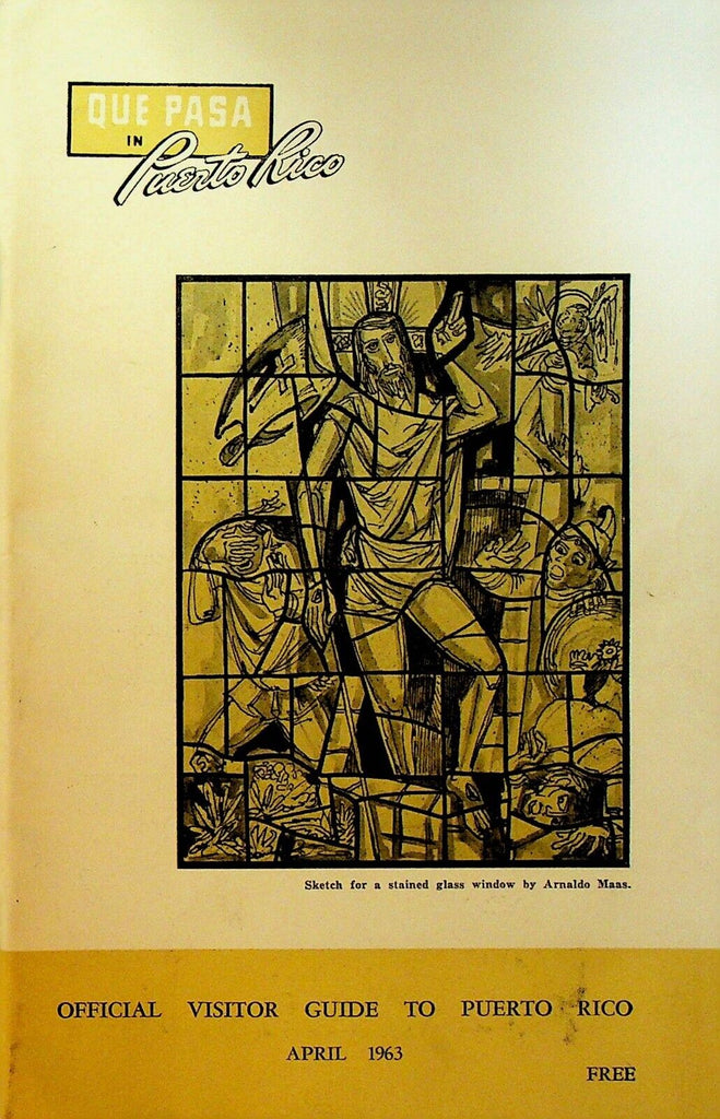 Que Pasa in Puerto Rico Tourist Booklet April 1963