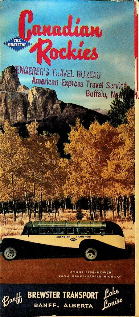 Canadian Rockies Gray Line Travel Booklet Brewster Transport Banff Alberta