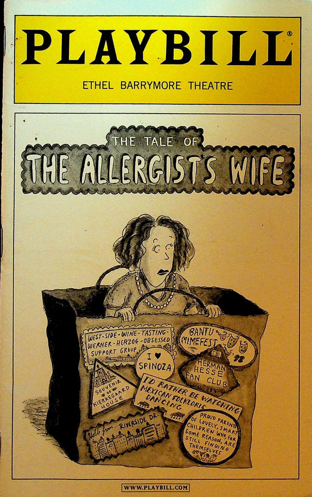 The Tale of the Allergist's Wife Playbill March 2001 Linda Lavin Tony Roberts0