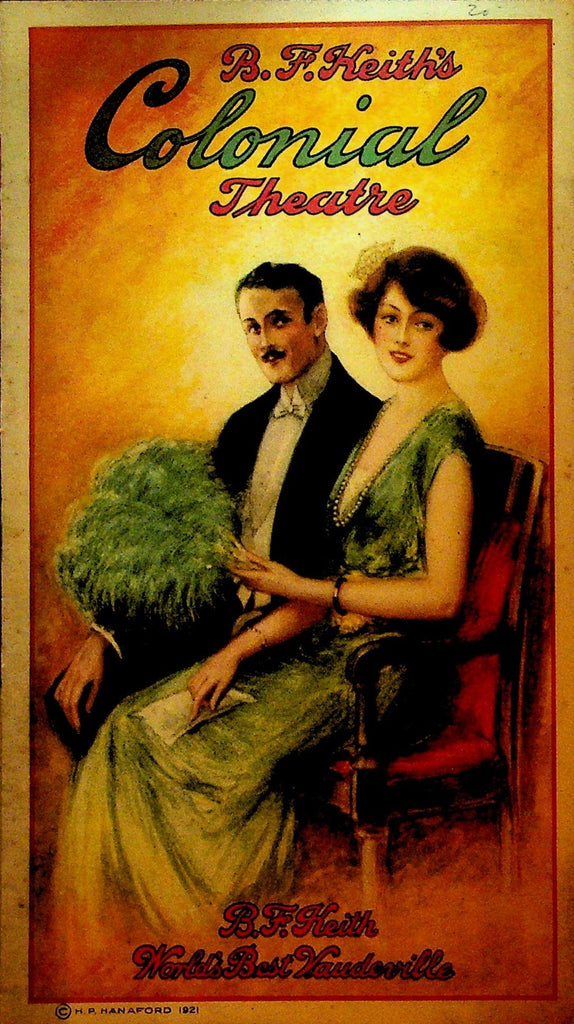BF Keith Colonial Theatre Playbill March 26 1923 Olsen & Johnson Trixie Friganza0