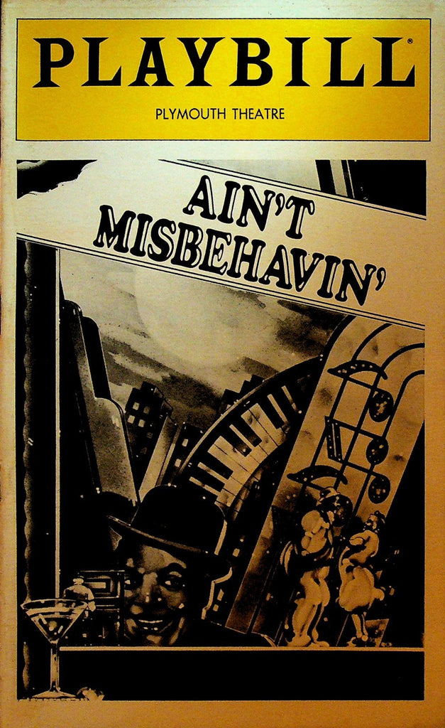 Ain't Misbehavin' Playbill August 1979 Debbie Allen Alan Weeks Ken Page0