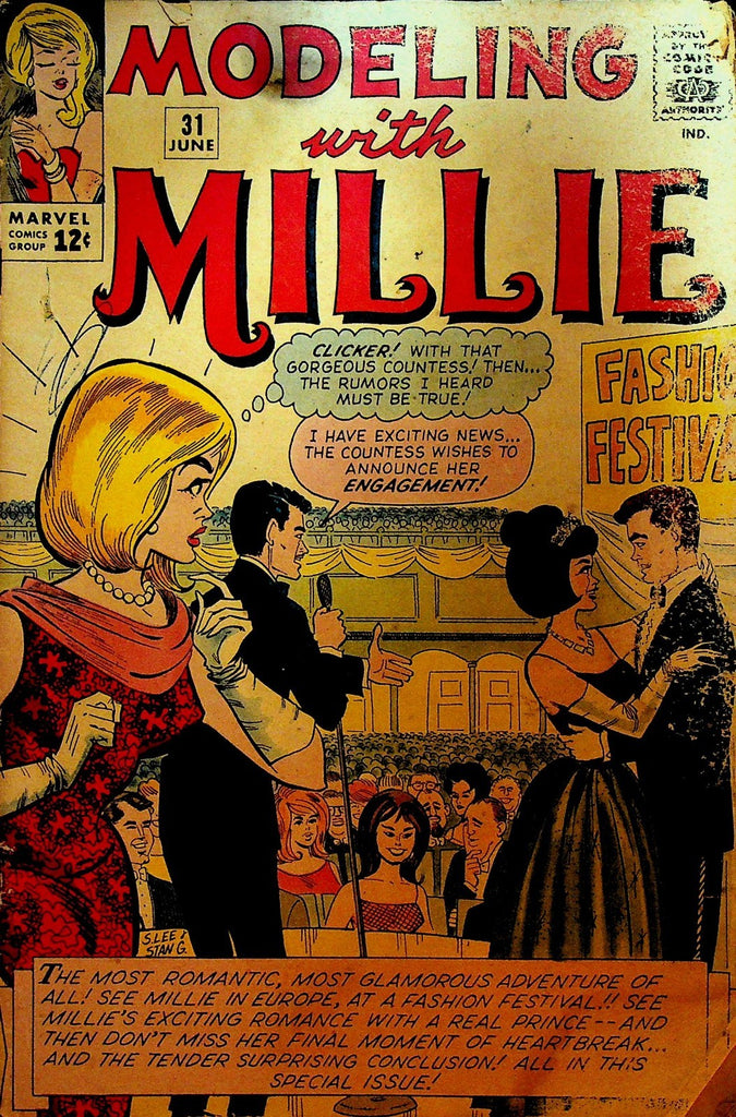Modeling with Millie 31 Marvel Comics 19640