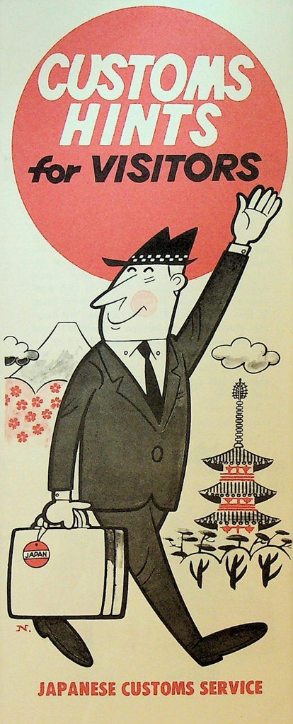 Customs Hints for Visitors Japan Brochure April 19780