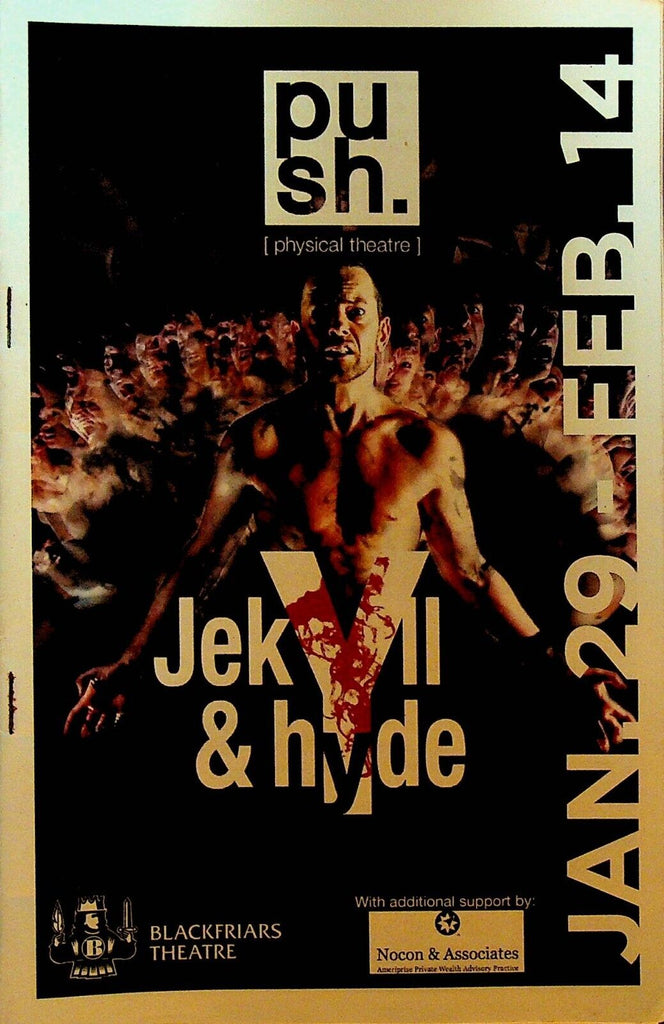 Jekyll & Hyde Playbill Blackfriars Theatre Rochester NY 2016