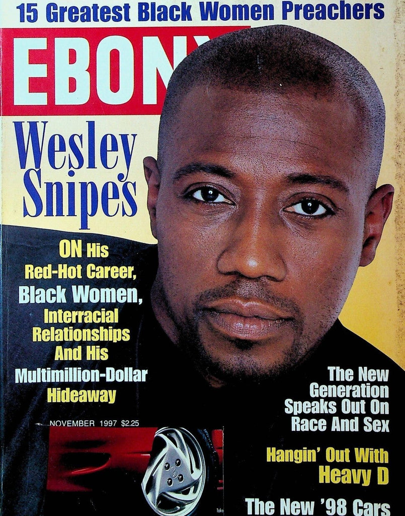 Ebony November 1997 Wesley Snipes Whitney Houston Venus Williams Heavy D0
