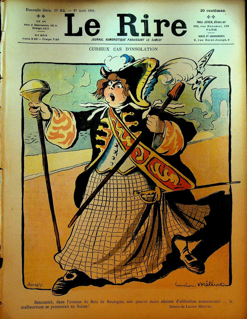 La Rire French Humor Magazine New Series 82 August 27 19040
