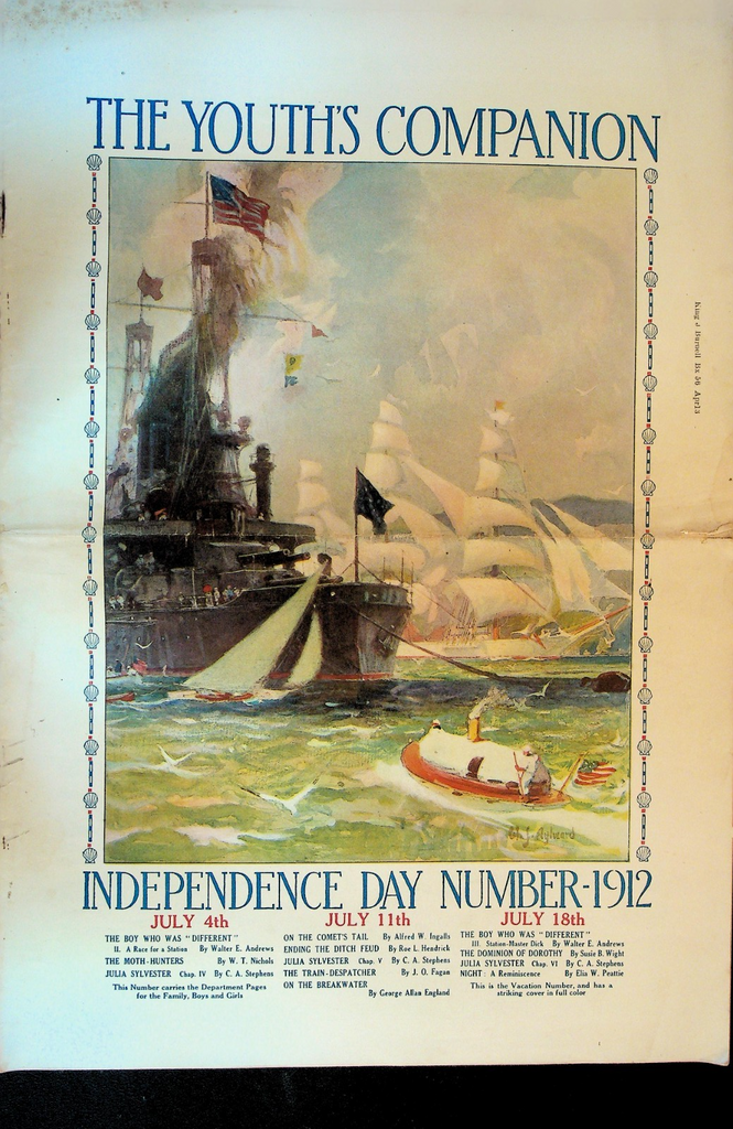 Youth's Companion June 27 1912 Independence Day Dartmoor Prison Wilbur Wright0