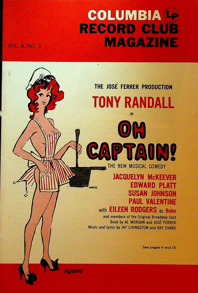Columbia House Record Club Magazine 1958 Vol 4 #3 Tony Randall Jose Ferrer0