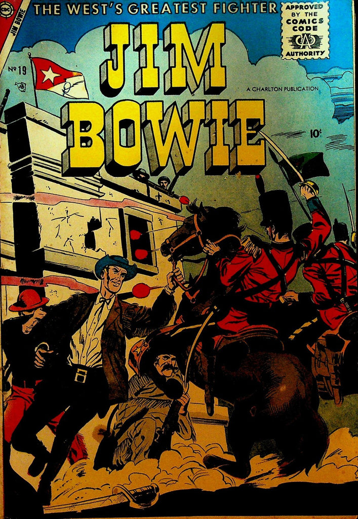 Jim Bowie 19 Charlton Comics 1957 Western0