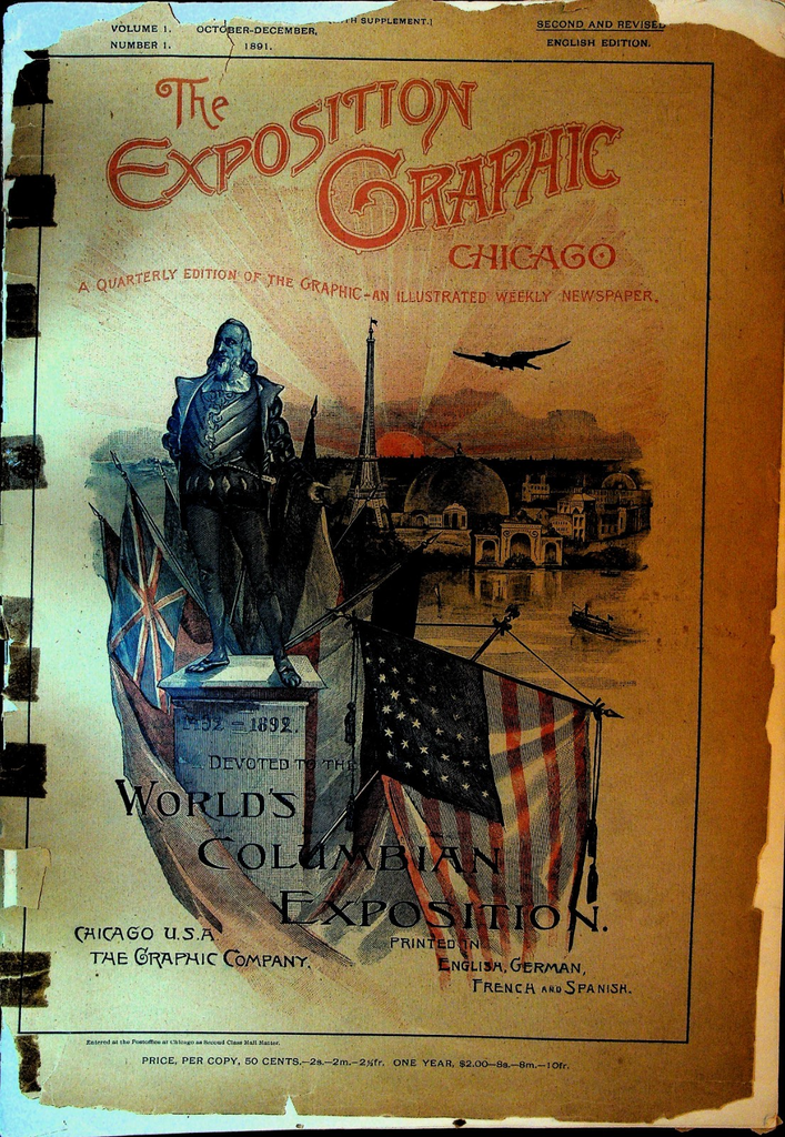 Exposition Graphic Magazine October 1891 World's Columbian Exposition0