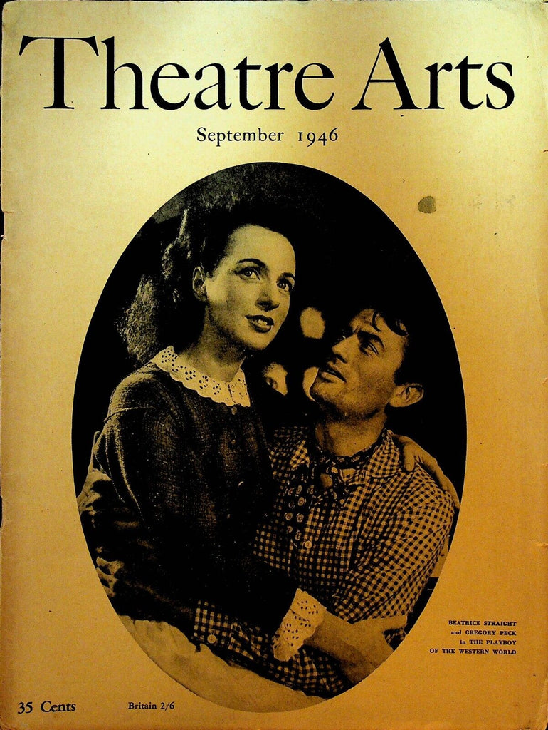 Theatre Arts September 1946 Gregory Peck Alfred Hitchcock Vivien Leigh