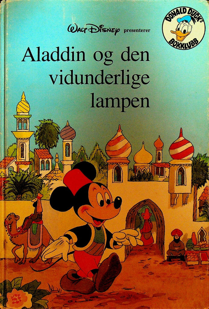 Walt Disney Mickey Mouse 1978 Book Norway Aladdin og den Vidunderlige Lampen0