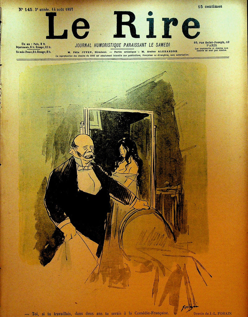 La Rire French Humor Magazine 145 August 14 18970