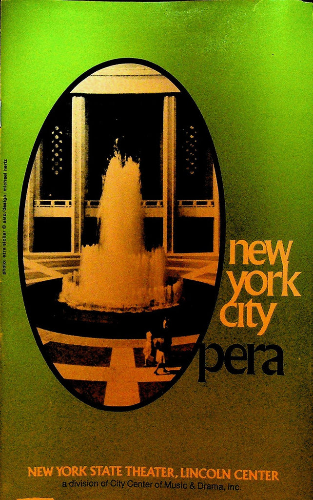 Turandot New York City Opera Playbill February 21 1975 Rachel Mathes0