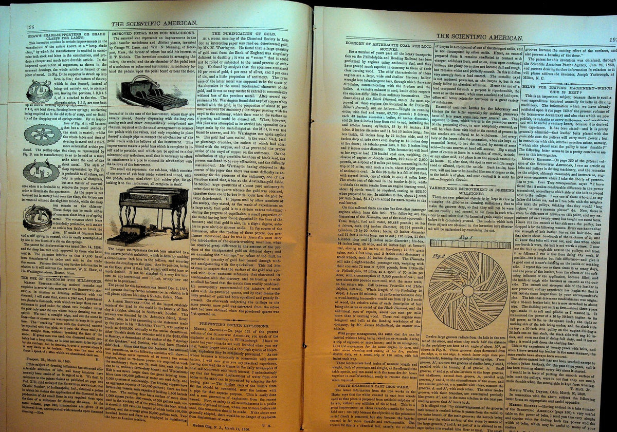 Scientific American March 24 1860 Burley's Dovetailing Machine – Papergoy