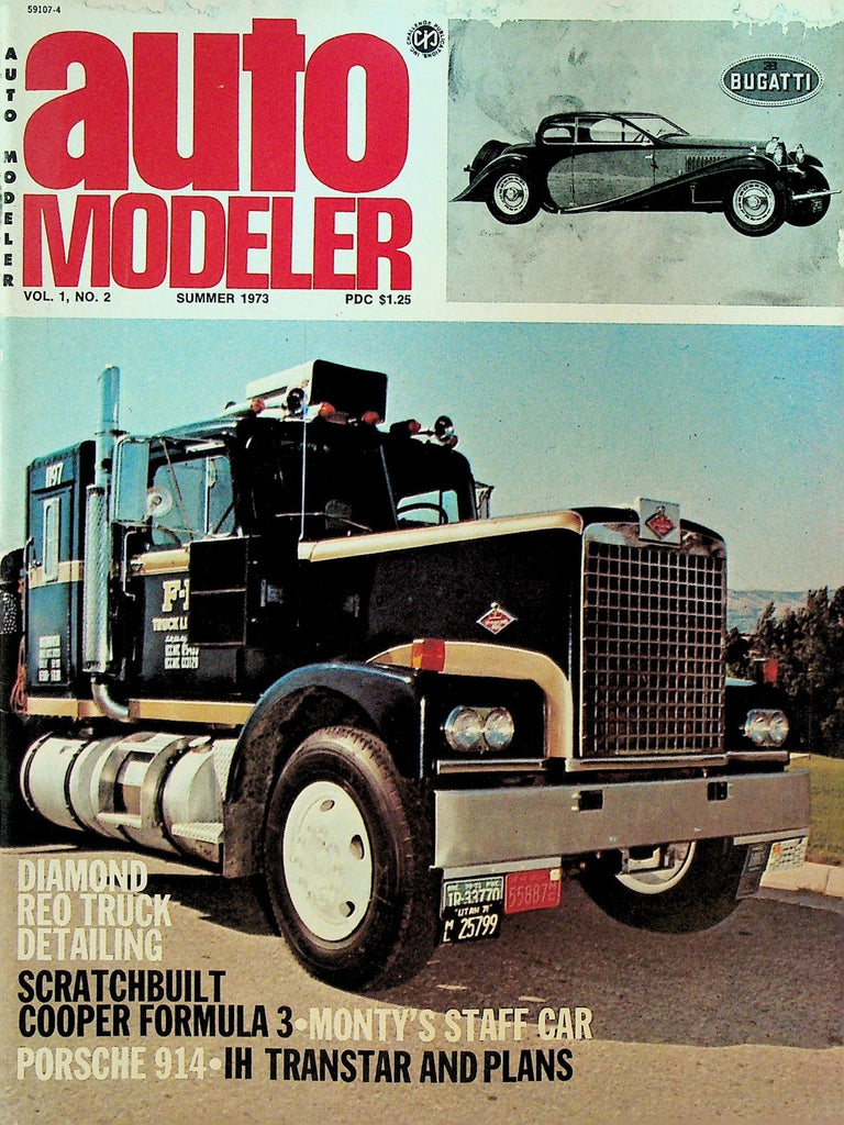Auto Modeler Magazine Summer 1973 Diamond REO Truck Porsche 914 Cooper Formula 30