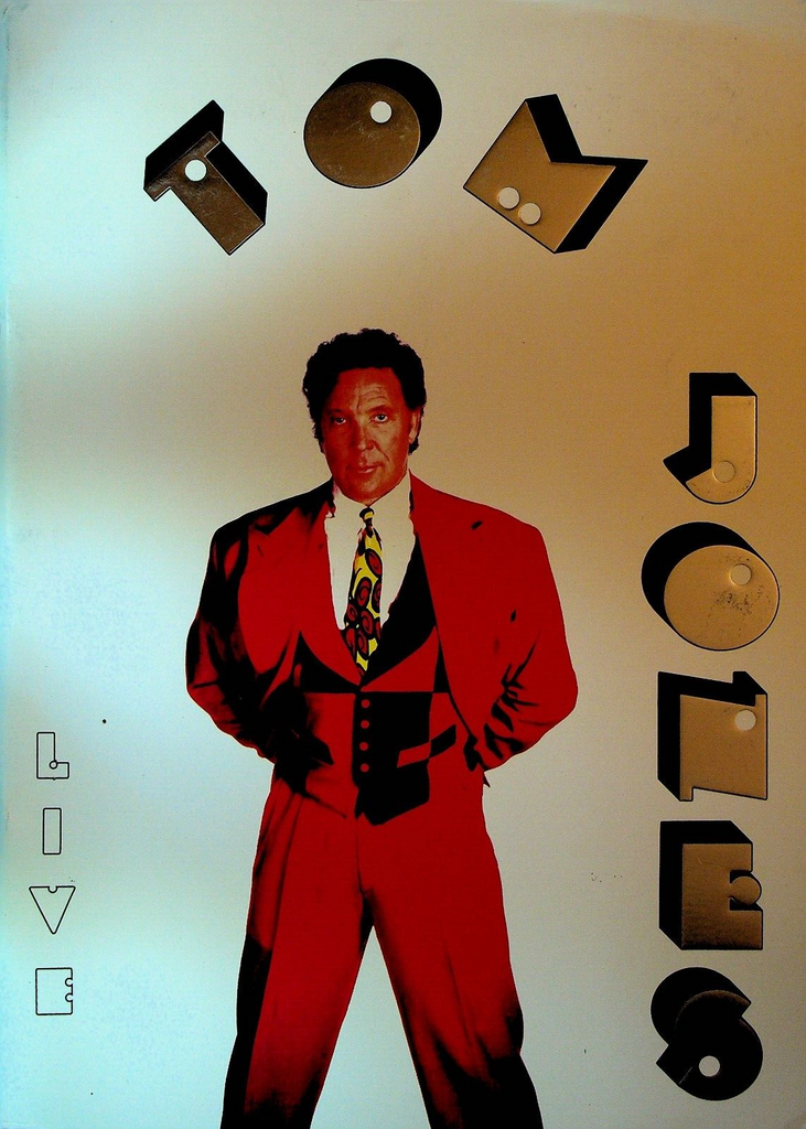 Tom Jones Souvenir Concert Program Live 1990s