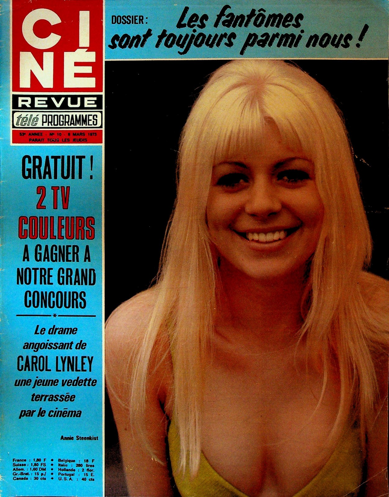 Cine Revue March 8 1973 Carol Lynley Buster Keaton Kim Novak Liza Minnelli0