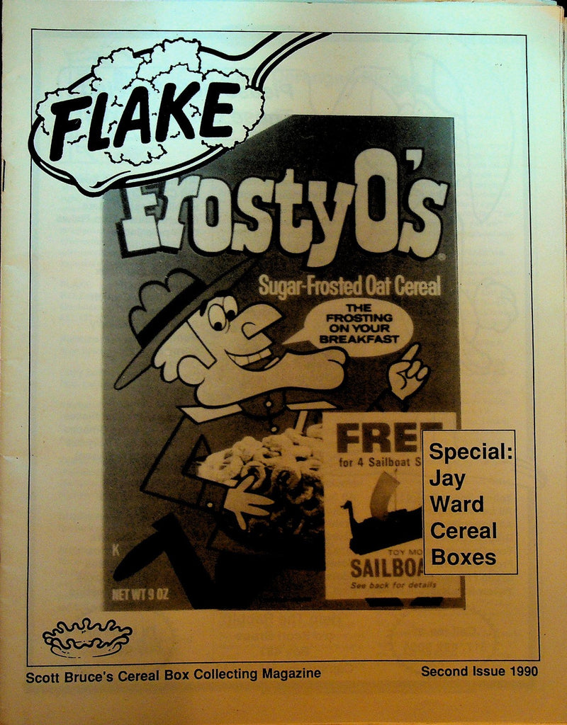 Flake Scott Bruce's Cereal Box Collecting Magazine 2nd 1990 Jay Ward0