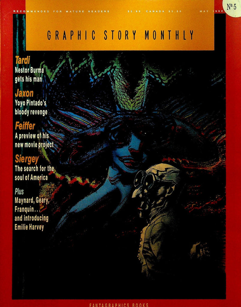 Graphic Story Monthly #5 Fantagraphics 1990 Rick Geary Jack Jackson Gil Jordan0