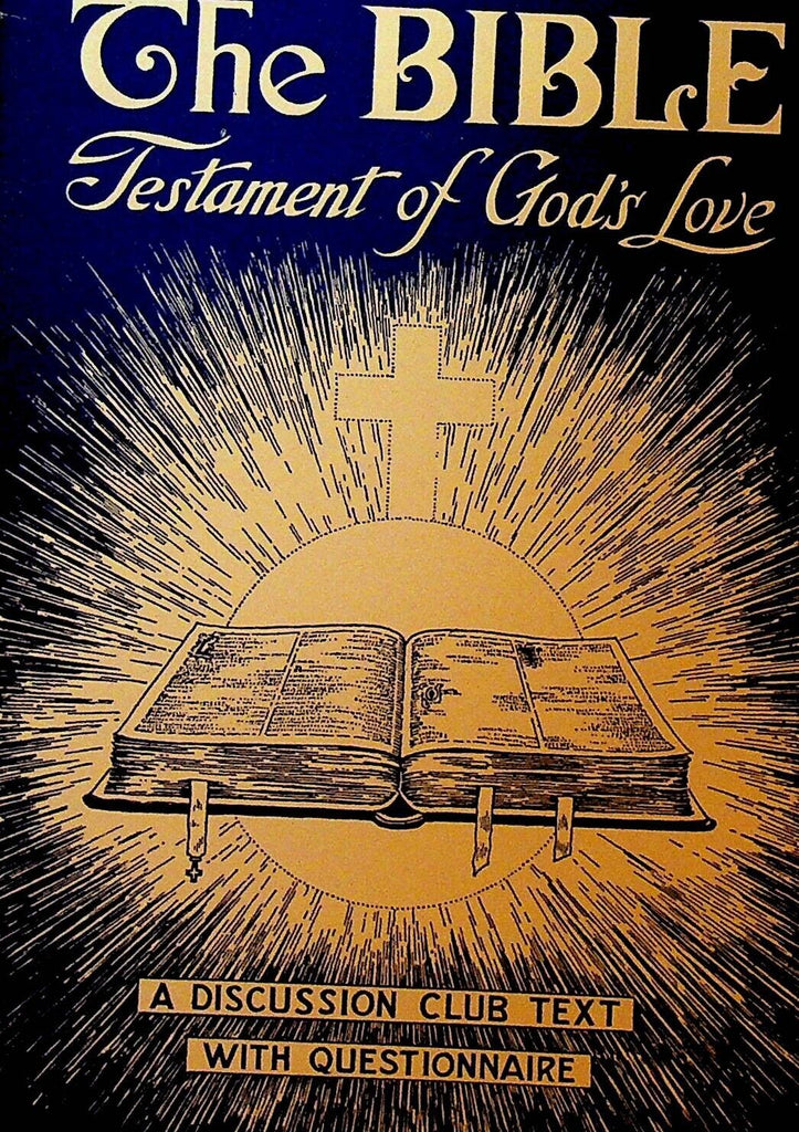 The Bible Testament of God's Love Discussion Club Text 1942 Paulist Press