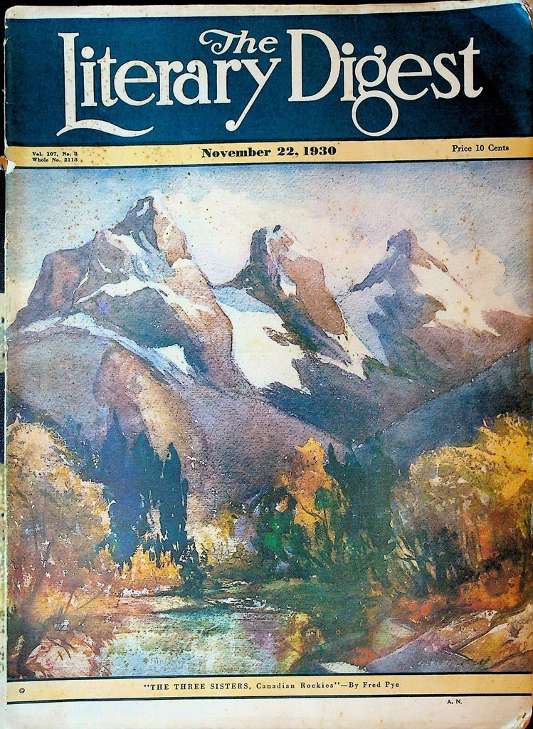 The Literary Digest November 22 1930 Prohibition John Wayne Art Deco Ads0