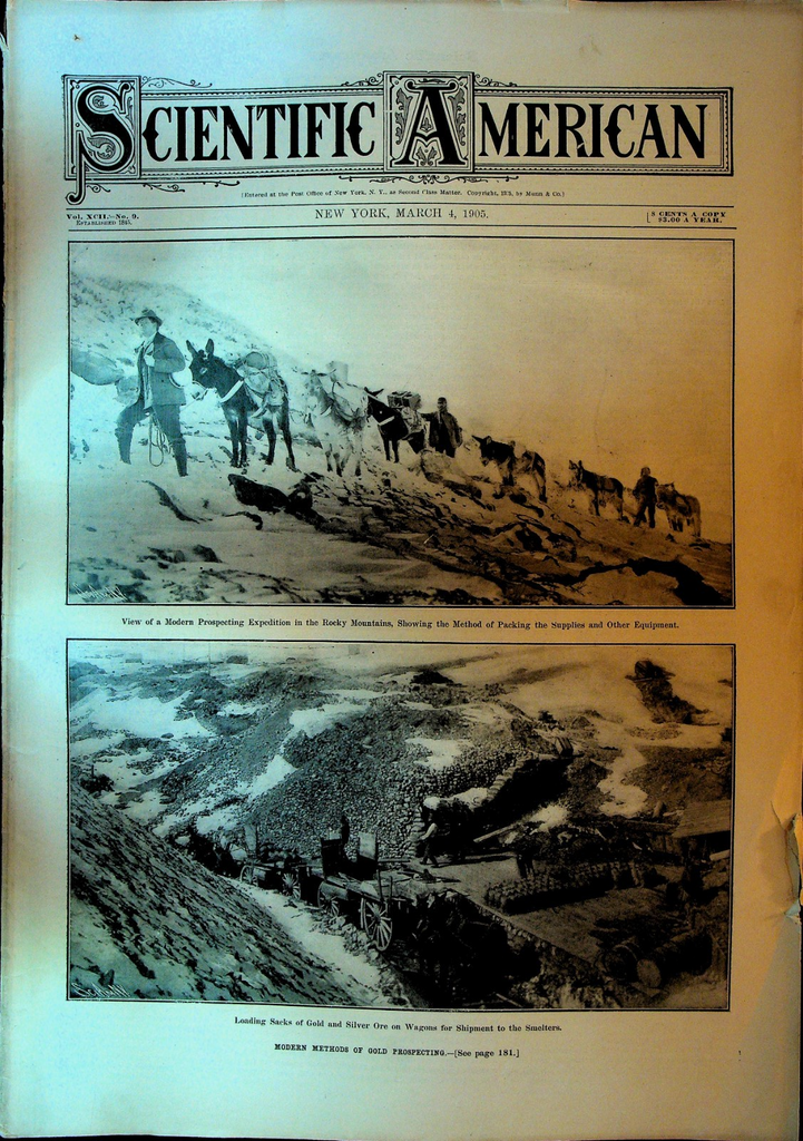 Scientific American March 4 1905 Gold Prospecting Culver Military Academy0