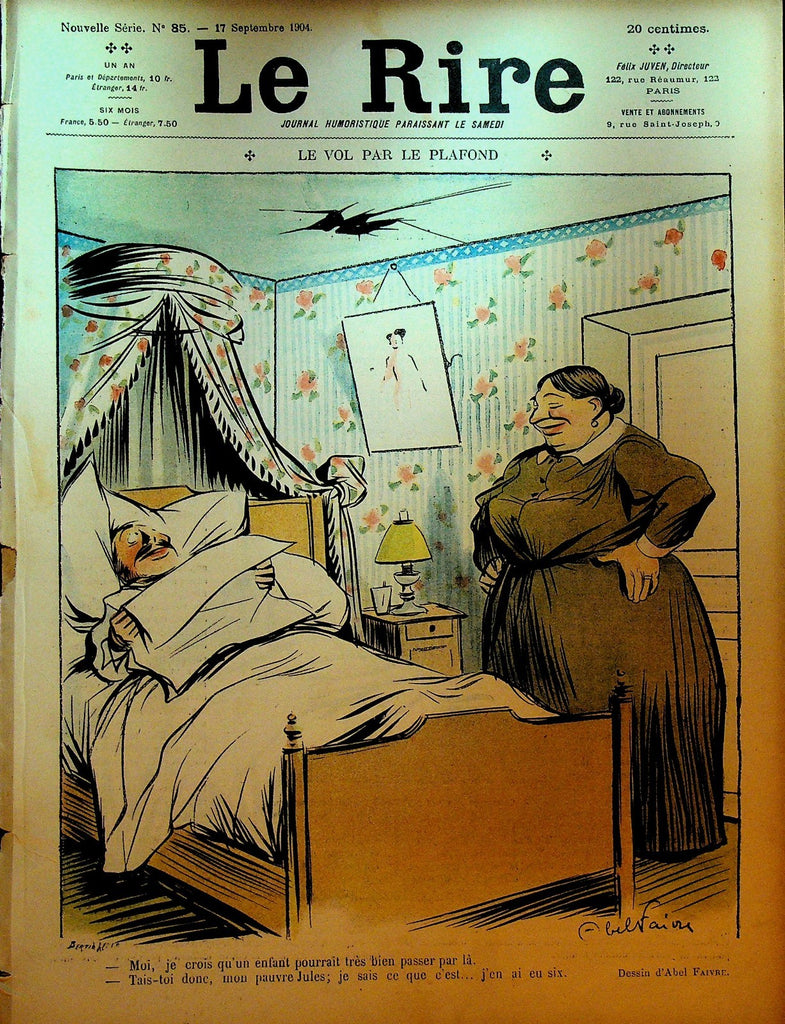 La Rire French Humor Magazine New Series 85 September 17 19040