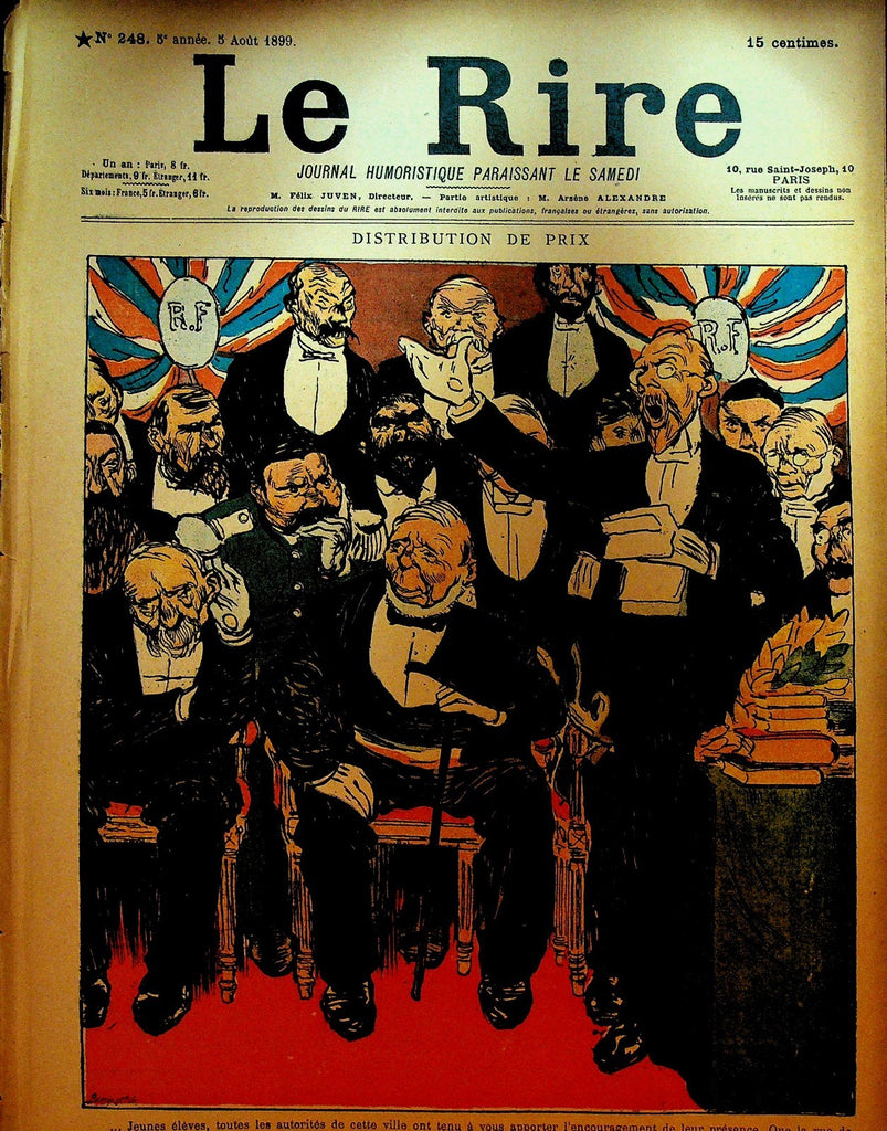 La Rire French Humor Magazine 248 August 5 18990