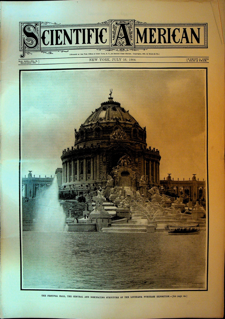 Scientific American July 16 1904 Louisiana Purchase Exposition White Star Baltic0